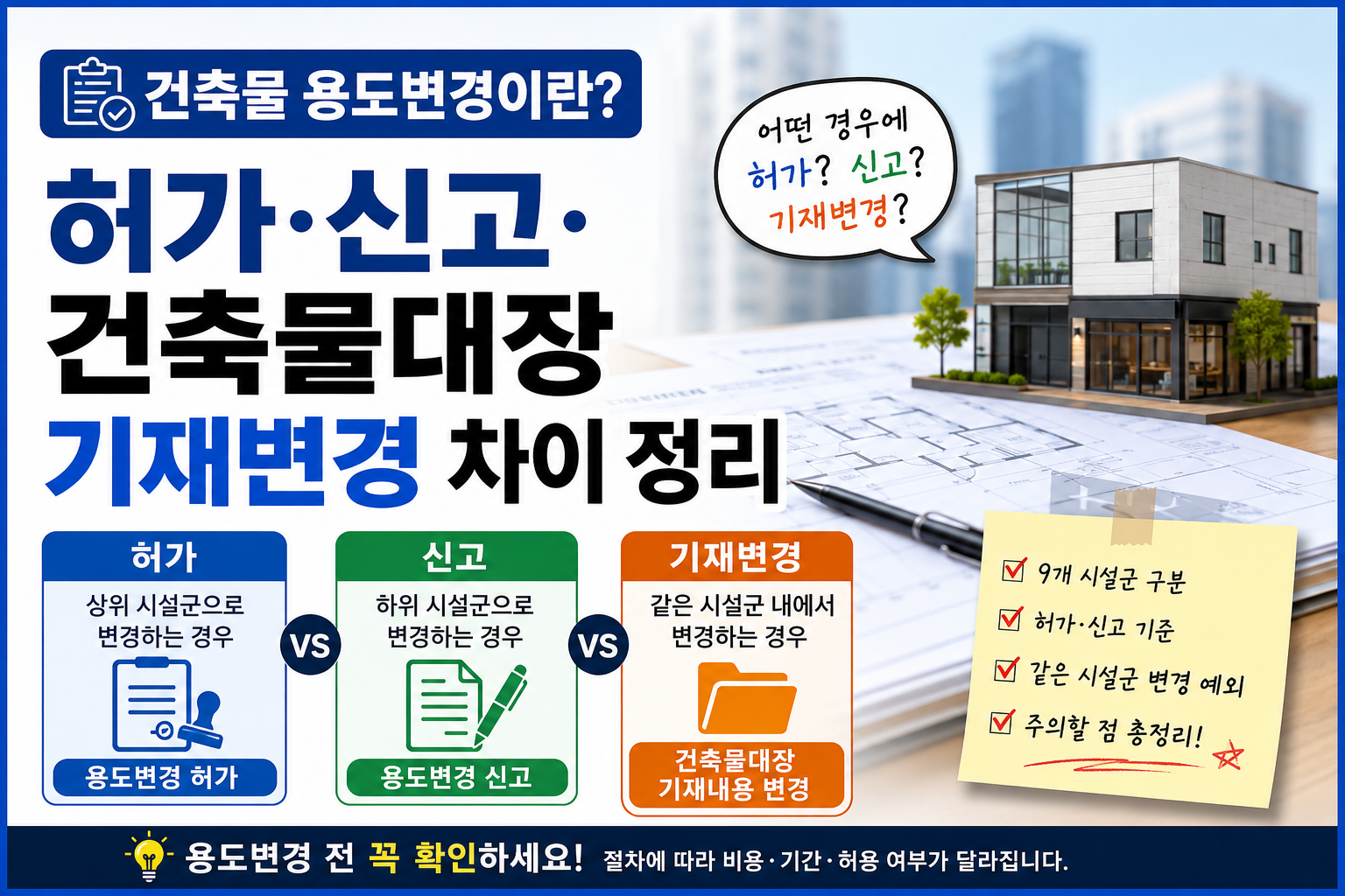 건축물 용도변경