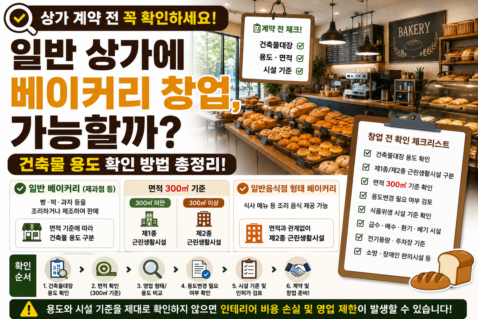 일반 상가에 베이커리를 창업